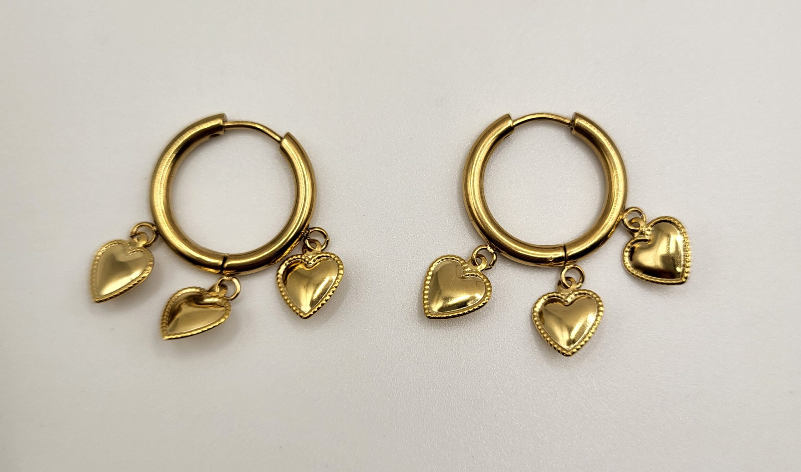 Oorringen met hartjes - Afbeelding 3