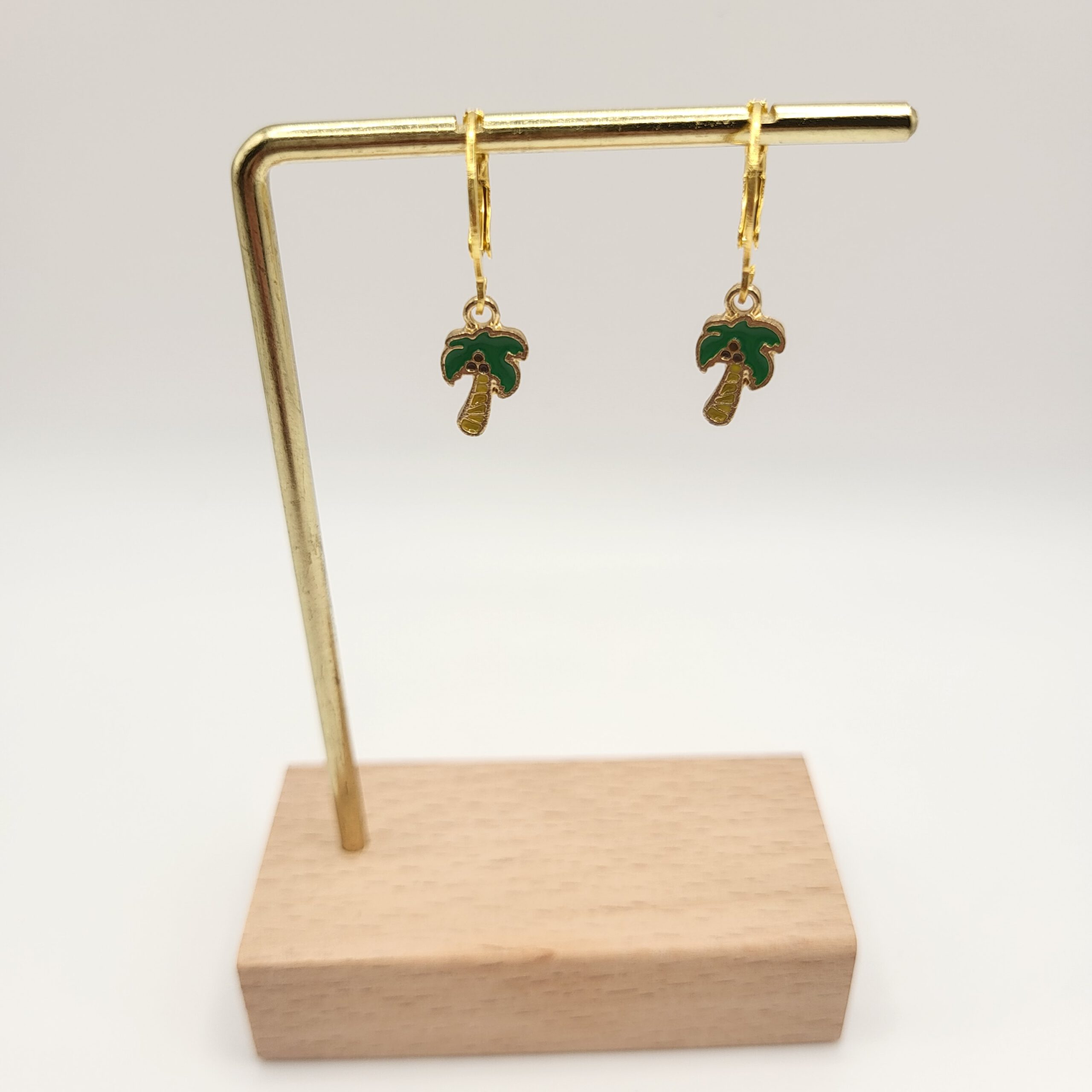 Oorringen met palmboom - Afbeelding 2