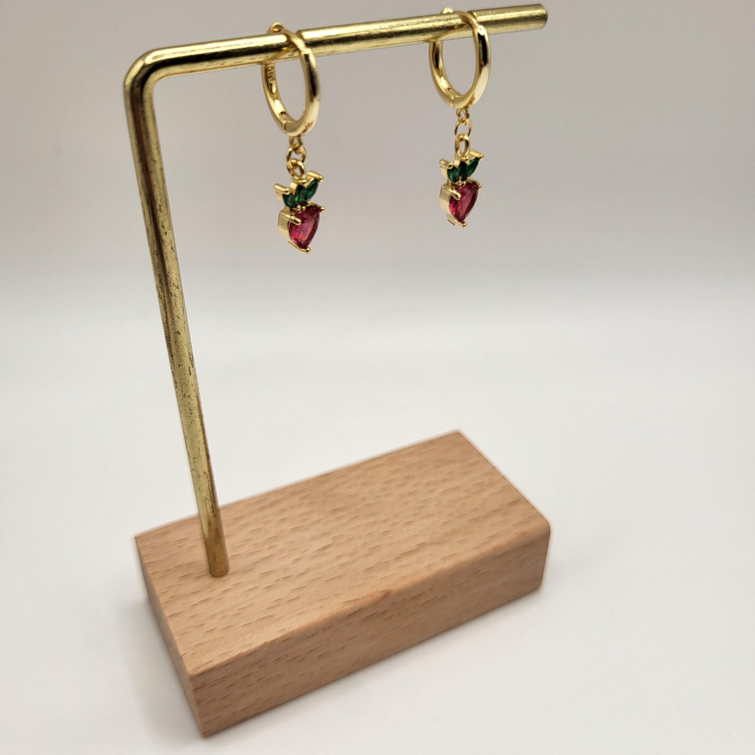 Oorringen met fruit hangertje - Afbeelding 3