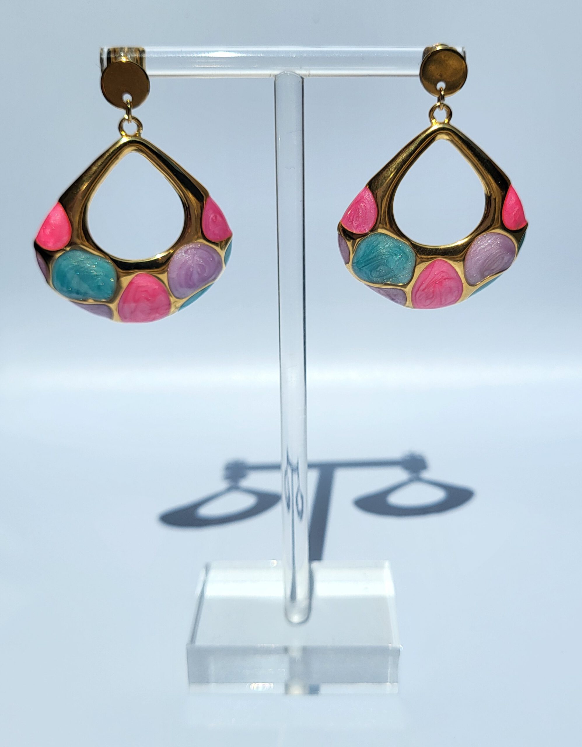 Gekleurde oorhangers - Afbeelding 2