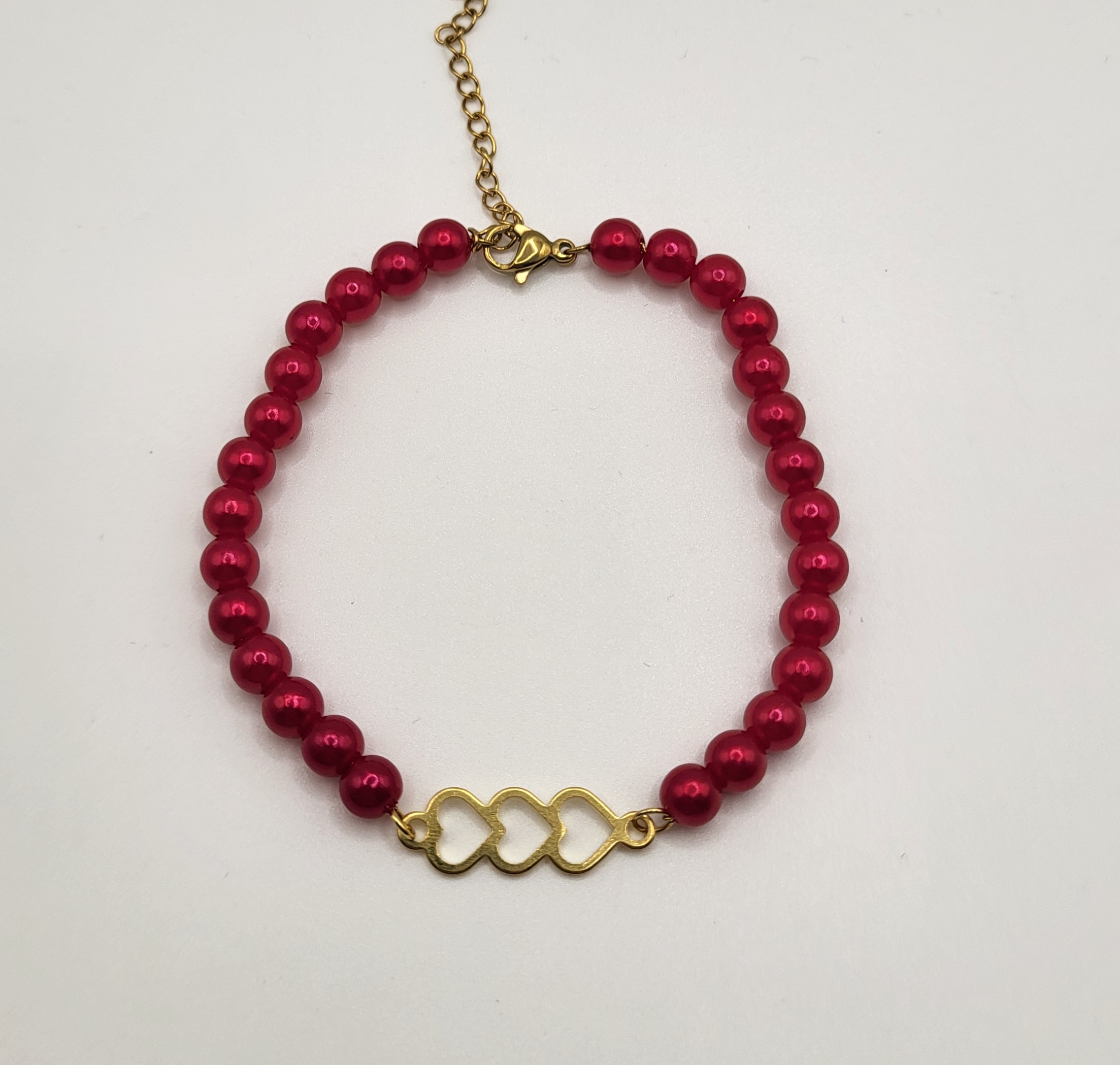 Gekleurde kralenarmband - Afbeelding 2