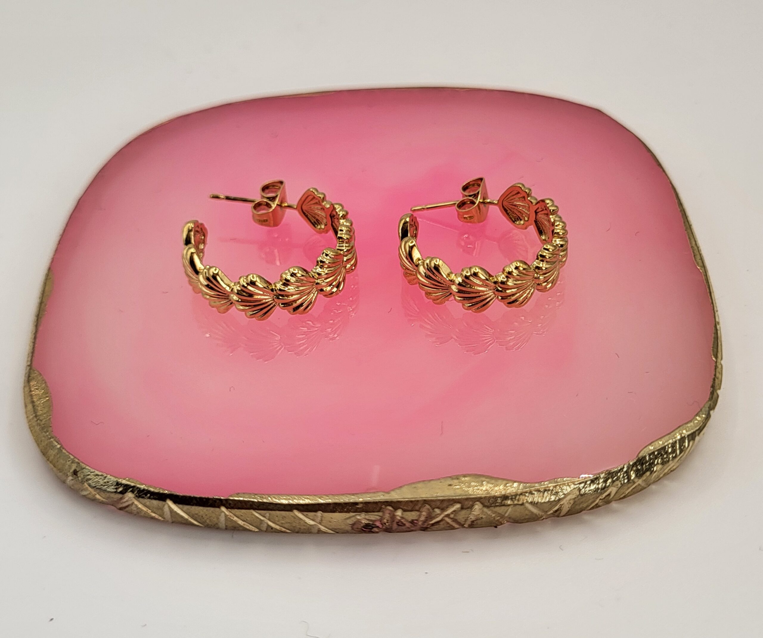 Oorringen met schelpjes - Afbeelding 3