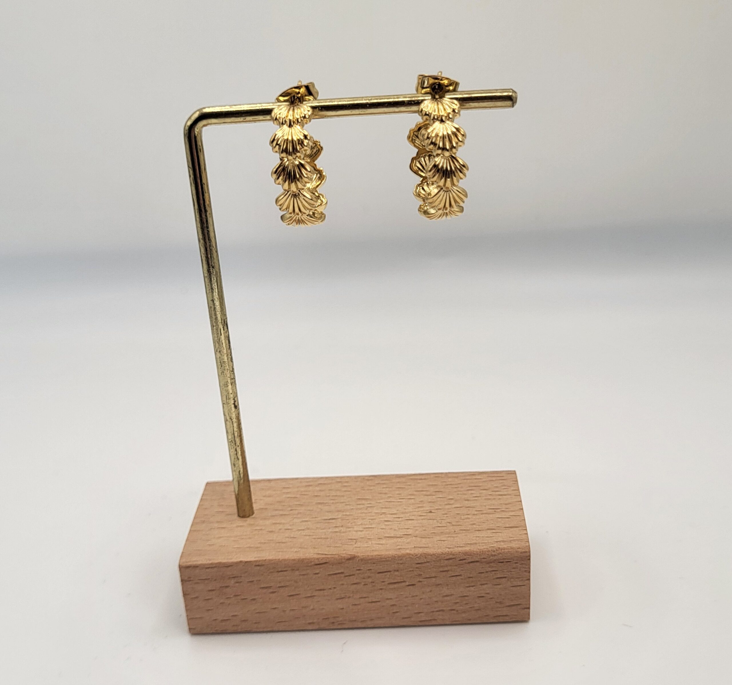 Oorringen met schelpjes - Afbeelding 2